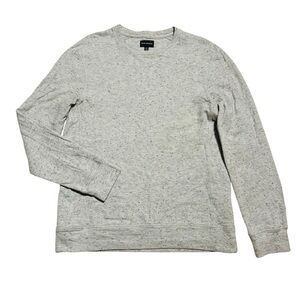 Club Monaco Crew Neck Gray Long Sleeve Tee